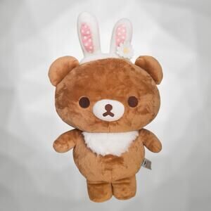San-X Rilakkuma Chairoikoguma Bunny 16" Plush - Excellent condition